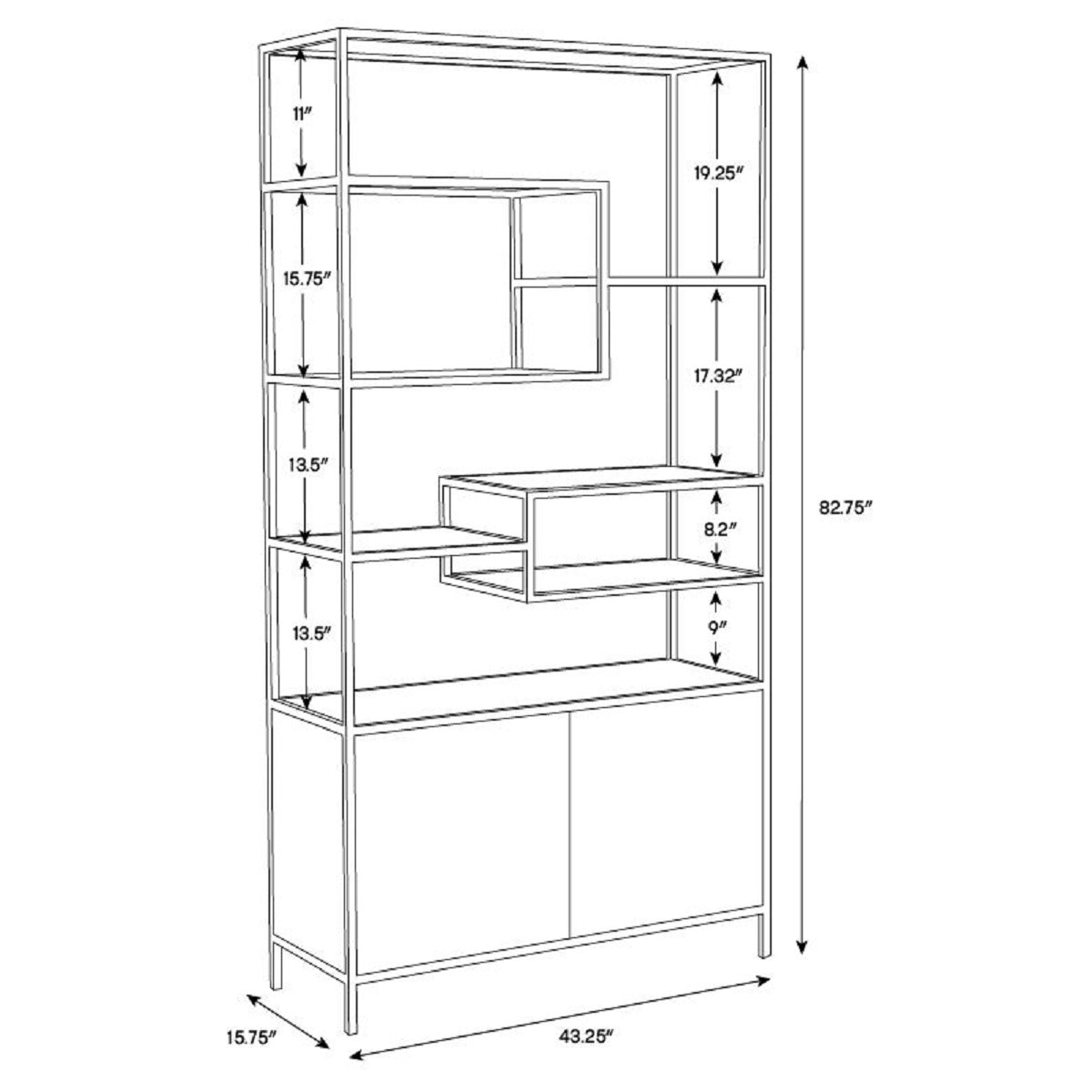 Stamos Bookcase